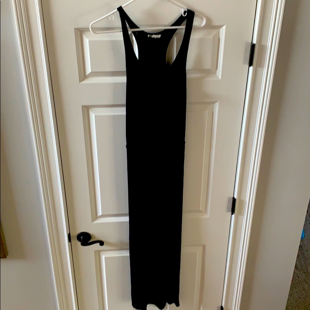 Cinched Black Maxi